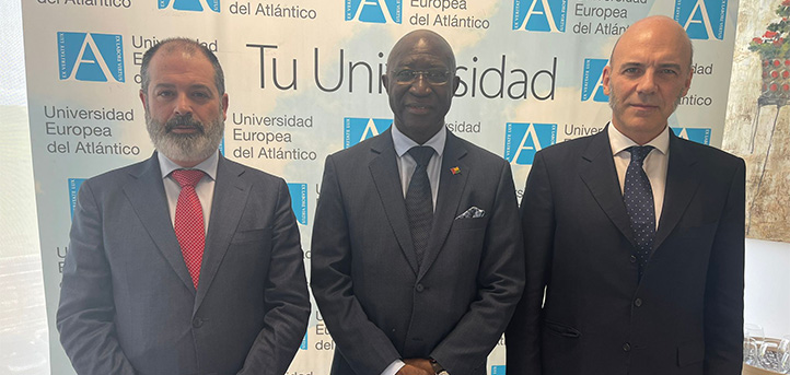 UNEATLANTICO recebe Paulo da Silva, ex-ministro da Educação da Guiné-Bissau, em Santander