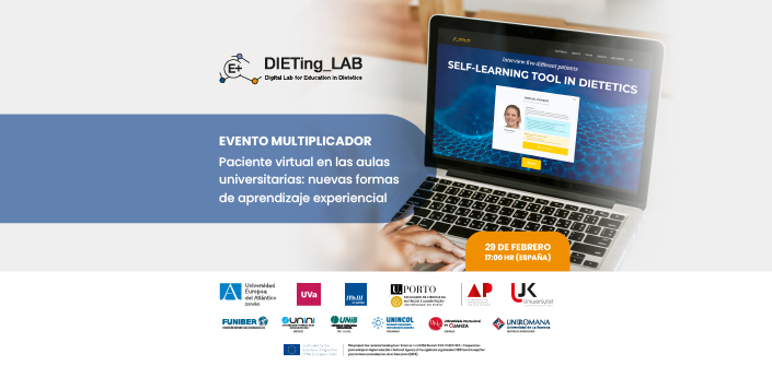 UNEATLANTICO organiza evento multiplicador para promover os primeiros resultados do projeto E+DIETing_LAB