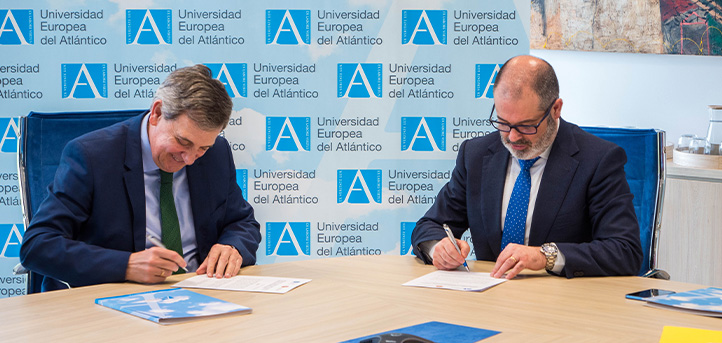 UNEATLANTICO e Colégio de Economistas das Astúrias assinam um acordo de colaboração acadêmica, científica e cultural