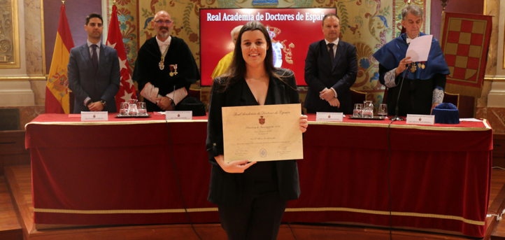 Mónica Bonilla, professora da UNEATLANTICO, recebe Prêmio Fundação ONCE 2023 concedido pela Real Academia de Doutores da Espanha