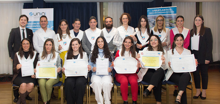 UNEATLANTICO organiza cerimônia de formatura para alunos bolsistas argentinos