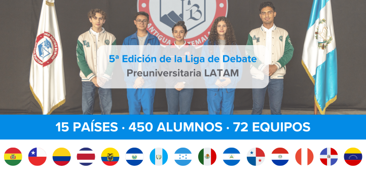 A V Liga Panamericana de Debate da UNEATLANTICO arranca com a participação de setenta e duas equipas de quinze países