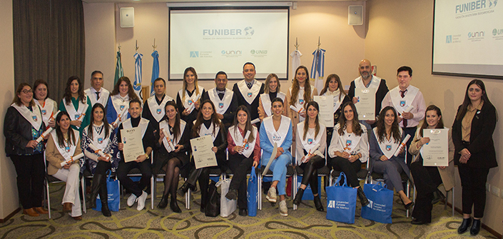 UNEATLANTICO entrega diplomas a alunos bolsistas na Argentina