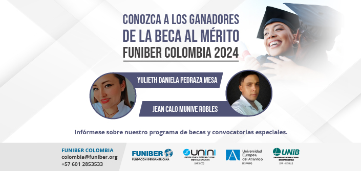 FUNIBER Colômbia anuncia os ganhadores da Bolsa de Mérito 2024