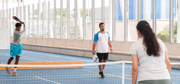 O SAFD da UNEATLANTICO oferece uma oficina de iniciação ao Pickleball