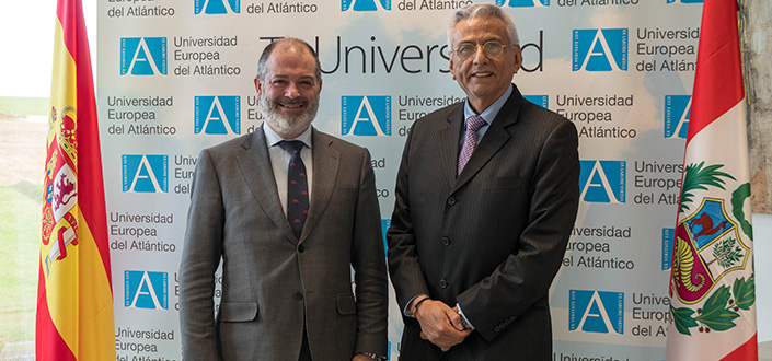 UNEATLANTICO e a Universidade Autônoma do Peru fortalecem seus vínculos de cooperação em uma reunião importante