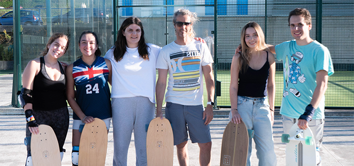 O Serviço de Atividade Física e Esporte está realizando um workshop de Surf Skate em conjunto com a Obsessiona2