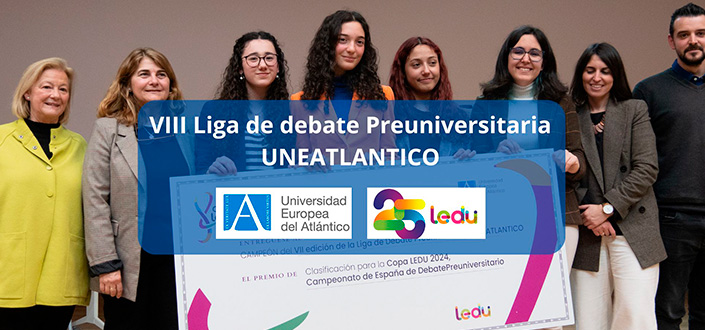 16 equipas de diferentes institutos e escolas da Cantábria participam na VIII edição da Liga de Debate Pré-Universitário da UNEATLANTICO