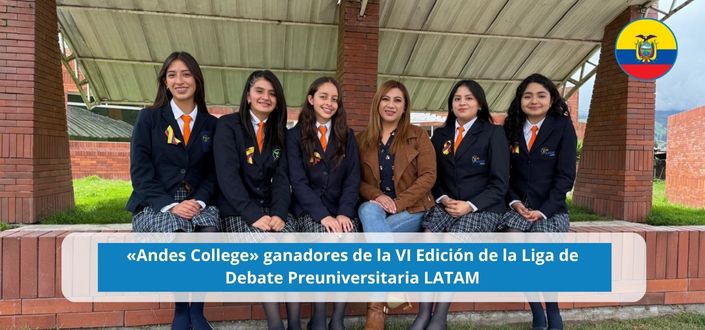 A equipe Andes College é proclamada campeã da VI Liga de Debate Pré-Universitária LATAM da UNEATLANTICO