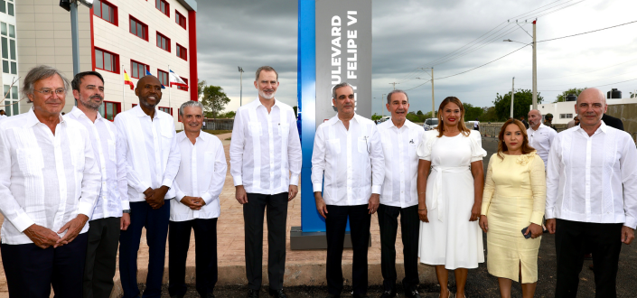 Inauguração do “Boulevard Rei Felipe VI” na Universidade de La Romana, na República Dominicana