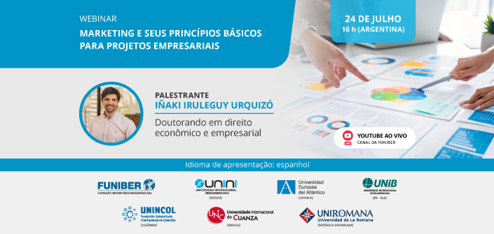 UNEATLANTICO organiza o webinar “Marketing e seus princípios básicos para projetos empresariais”