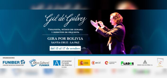 O Mestre Gil de Gálvez celebra o Bicentenário da Bolívia e a Festa Nacional da Espanha com concertos e masterclass organizados pela UNEATLANTICO