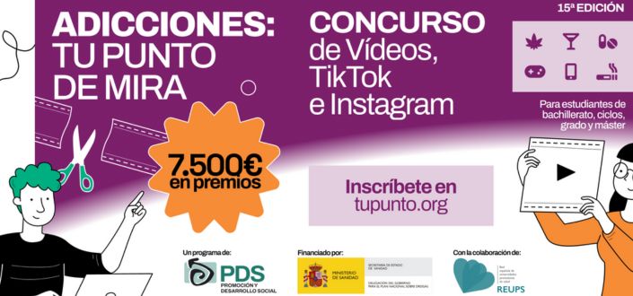 Inauguram a 15a edição do concurso «Adicciones: Tu Punto de Mira» do programa Tu Punto