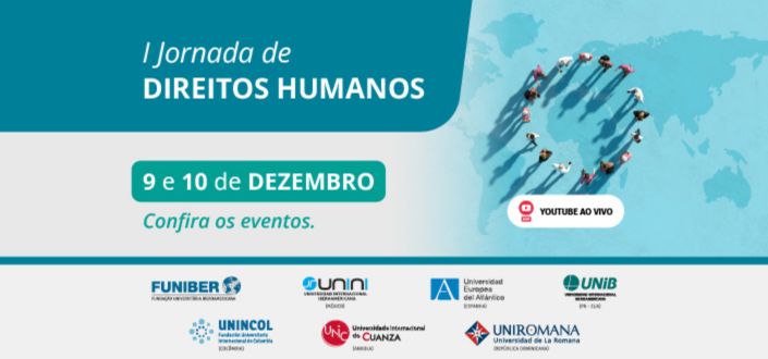 UNEATLANTICO organiza a I Jornada de Direitos Humanos com diversos eventos on-line