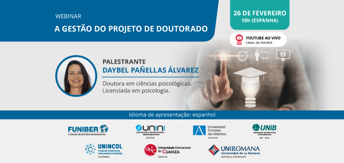 UNEATLANTICO organiza o webinar «A gestão do projeto de doutorado»