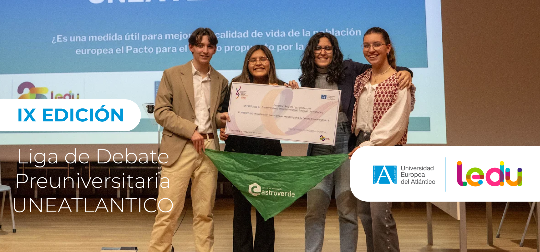 22 equipas de vários institutos e escolas secundárias da Cantábria participam na IX edição da Liga de Debate Pré-Universitária da UNEATLANTICO