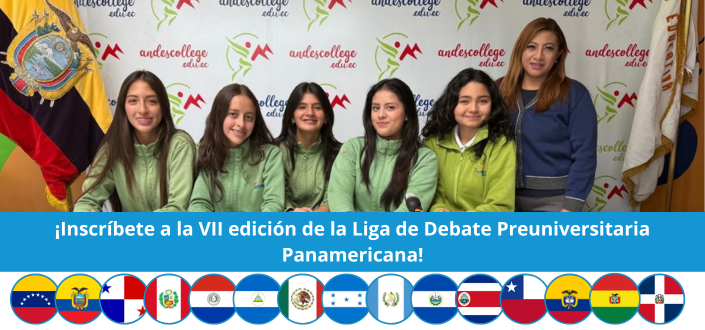Últimos dias para se inscrever na VII edição da Liga de Debate Pré-universitário Pan-Americana da UNEATLANTICO