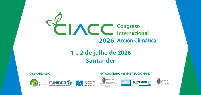 UNEATLANTICO, a Fundação Universitária Iberoamericana e a Fundação Empresa e Clima organizam o V Congresso Internacional de Ação Climática