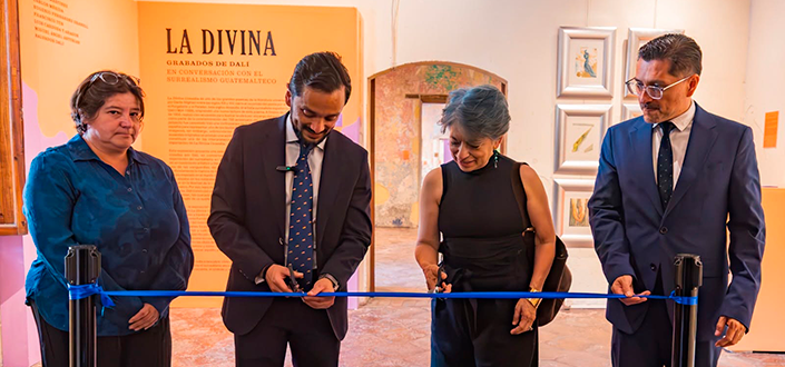 Obra Cultural da Fundação Universitária Iberoamericana e da UNEATLANTICO inaugura a exposição “A Divina Comédia”, de Salvador Dalí, na Guatemala